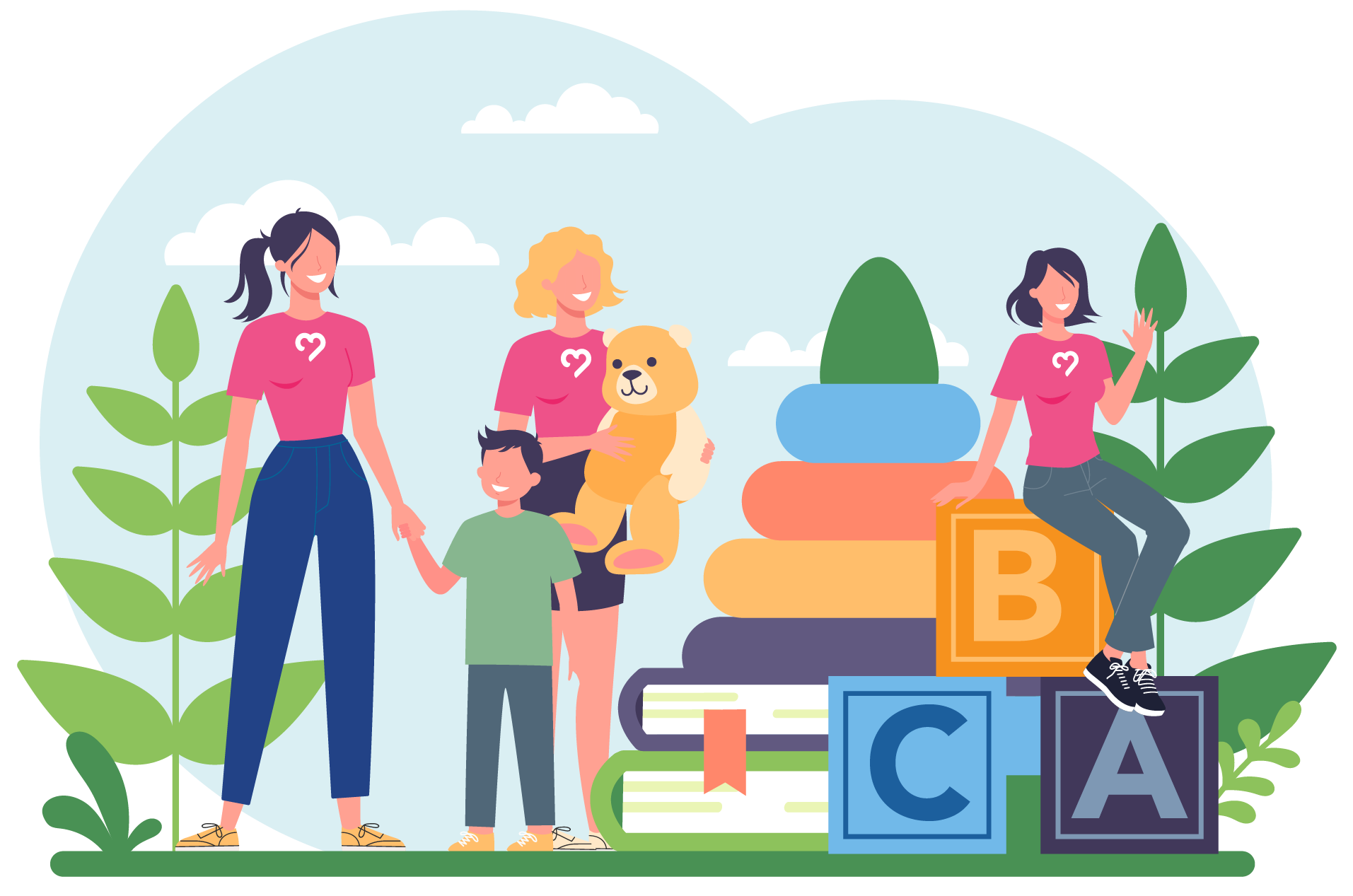 A Helping Hand caregiver assisting at home